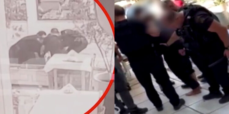 Το βίντεο από την επίθεση του Ισπανού «νίντζα» με σπαθί σε θαμώνα ταβέρνας στη Θεσσαλονίκη