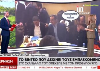 ΟΠΕΚΕΠΕ: Βίντεο δείχνει τους εμπλεκόμενους στο σκάνδαλο να κάθονται στο ίδιο τραπέζι με τον Κυριάκο Μητσοτάκη
