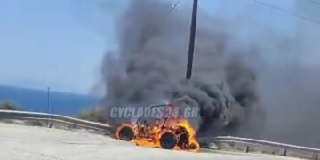 Alldaynews.gr «Λαμπάδιασε» τουριστικό όχημα – Βίντεο με τον οδηγό (video)