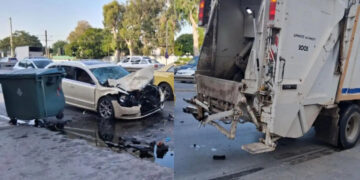 Alldaynews.gr ΕΚΤΑΚΤΟ – Τραγωδία το πρωί: Ταξί «καρφώθηκε» σε απορριμματοφόρο – Νεκρή μια υπάλληλος καθαριότητας του δήμου