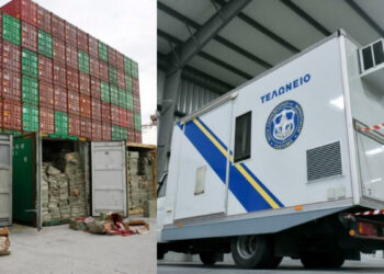 Έφοδος της ΕΛΑΣ στο τελωνείο Πειραιά για εκτελωνιστικές απάτες – Βρέθηκαν 4,5 εκατ. ευρώ