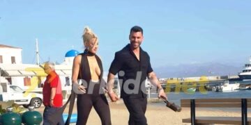Νέο ζευγάρι στην showbiz; Χέρι-χέρι Ιωάννα Τούνη και Στάθης Σχίζας στη Μύκονο
