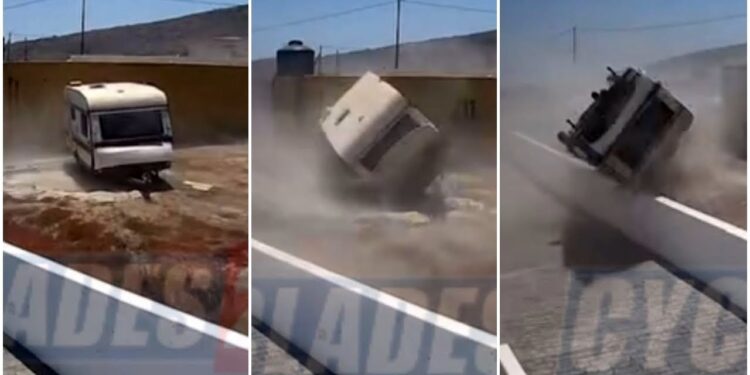 Alldaynews.gr Ισχυροί άνεμοι στις Κυκλάδες: «Πήρε ο αέρας» τροχόσπιτο και το κατέστρεψε (video)