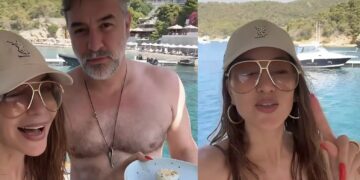 Βανδή σε Μπισμπίκη: «Ποια άλλη θα τα έκανε για εσένα όλα αυτά;» – Το βίντεο από τις διακοπές τους στη Μύκονο