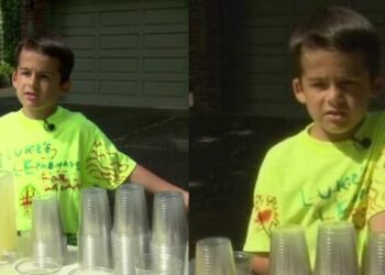 «Λυγίζουν» και οι πιο σκληροί: 7χρονο αγόρι πουλάει λεμονάδες για να βοηθήσει τη μητέρα του με καρκίνο