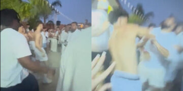 Alldaynews.gr Σκηνές χάους: Άγριο ξύλο μεταξύ τουριστών σε πάρτι για μια selfie