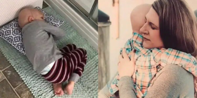 Ραγίζουν και οι πιο δυνατοί: Μητέρα αποχαιρετά το μικρό της αγοράκι που σβήνει από καρκίνο