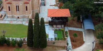 Ο τάφος του Αγίου Παϊσίου σε μοναδικές εικόνες από ψηλά