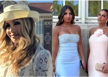 Ελένη Πετρουλάκη: Σαν πριγκίπισσα στην αποφοίτηση των κοριτσιών της – Η κομψή εμφάνιση της