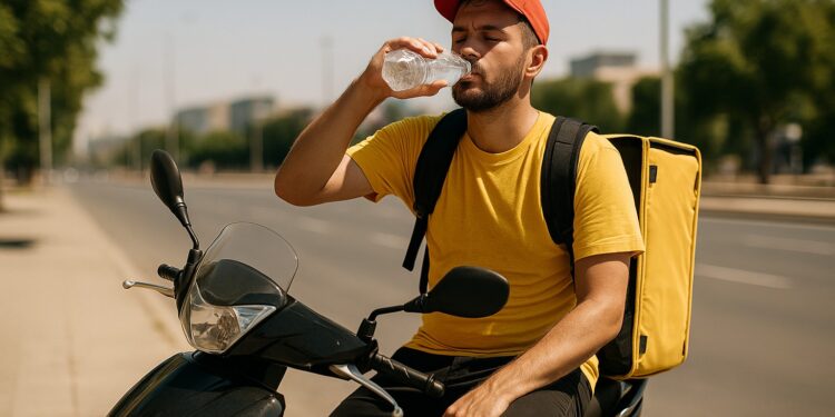 Εταιρεία τάζει μπόνους σε υπαλλήλους delivery για να εργαστούν στον καύσωνα