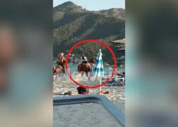 Βίντεο ντοκουμέντο από τον σοβαρό τραυματισμό 5χρονης από αφηνιασμένο άλογο σε παραλία στη Θάσο