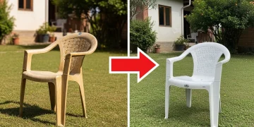 Έτσι θα κάνεις τις παλιές πλαστικές καρέκλες να φαίνονται σαν καινούργιες!