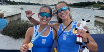 Alldaynews.gr Χρυσό μετάλλιο στο Παγκόσμιο κωπηλασίας για τις Μιλένα Κοντού και Βάλια Λυκομήτρου