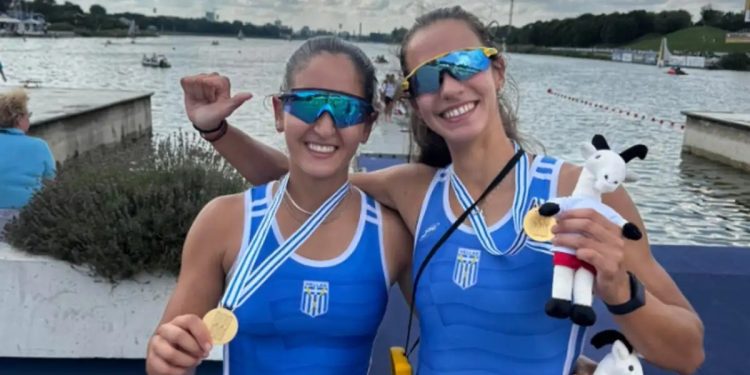 Alldaynews.gr Χρυσό μετάλλιο στο Παγκόσμιο κωπηλασίας για τις Μιλένα Κοντού και Βάλια Λυκομήτρου