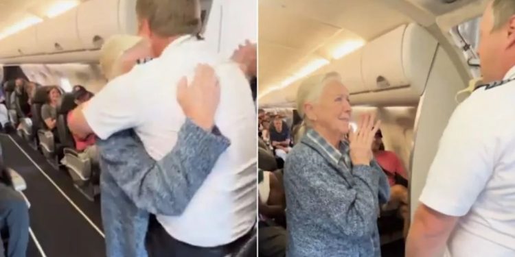 Alldaynews.gr Δάκρυσε όλο το αεροπλάνο: Πιλότος έκανε έκπληξη στη γιαγιά του – Βίντεο που “λιώνει” καρδιές