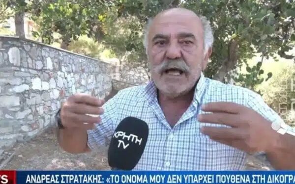 Alldaynews.gr Τι απαντά ο «Χασάπης» του ΟΠΕΚΕΠΕ: «Ο Βορίδης είναι κουμπάρος μου, δεν του έχω ζητήσει ούτε νερό»