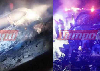 ΕΚΤΑΚΤΟ: Τραγικό τέλος για νεαρό άνδρα που απανθρακώθηκε μέσα στο αυτοκίνητό του έπειτα από σύγκρουση (video)