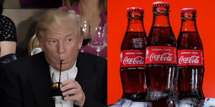 Ο Τραμπ αλλάζει και τη συνταγή της Coca Cola – «Επιστροφή στην αληθινή ζάχαρη, είναι απλά καλύτερα έτσι!»