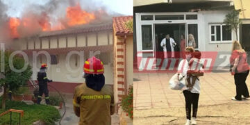 Στις φλόγες η Πάτρα: Εκκενώνονται το Καραμανδάνειο Νοσοκομείο και το Κωνσταντοπούλειο Γηροκομείο – Καίγεται η Ιερά Μονή Αγίου Νικολάου Μπάλα