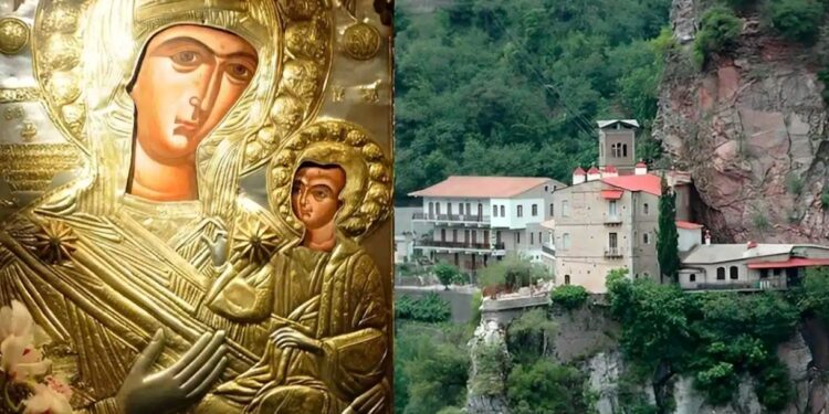 Alldaynews.gr Τιμάται σήμερα η Παναγία Προυσιώτισσα: 1200 χρόνια το καντήλι της δεν έσβησε ποτέ