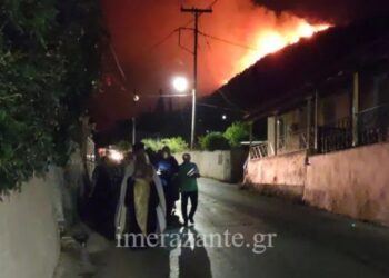 Alldaynews.gr Έκαναν λιτανεία στη Ζάκυνθο, για τη φωτιά