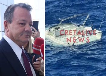 Λαχτάρα για γνωστό ποινικολόγο: Βυθίστηκε το σκάφος του στη Σαντορίνη – Τραυματίστηκε η σύζυγός του