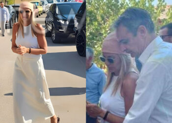 Μαρέβα Γκραμπόφσκι: Με πέδιλα που φορούν μόνο οι γαλαζοαίματες και μπαντάνα για να παρακολουθήσει τη θεία λειτουργία