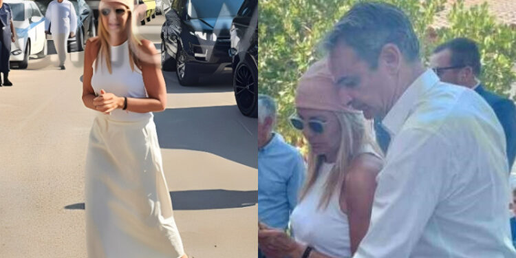 Alldaynews.gr Μαρέβα Γκραμπόφσκι: Με πέδιλα που φορούν μόνο οι γαλαζοαίματες και μπαντάνα για να παρακολουθήσει τη θεία λειτουργία