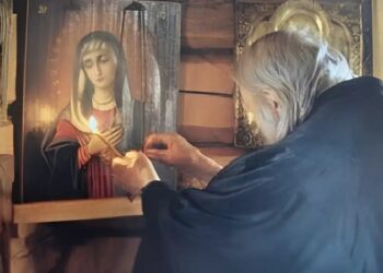 Ο αγράμματος μοναχός που έλεγε μόνο το «Χαίρε Μαρία»