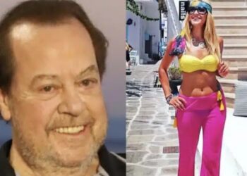 Κατάξανθη, με μακριές κοτσίδες μέχρι την μέση και πολύ νεότερη του: Αυτή είναι η σύντροφος του Γιάννη Πάριου, Στέλλα