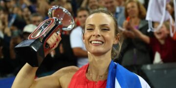 Η Ελίνα Τζένγκο με βολή στα 64.57 μέτρα κατέκτησε το «διαμάντι» στο Diamond League της Ζυρίχης