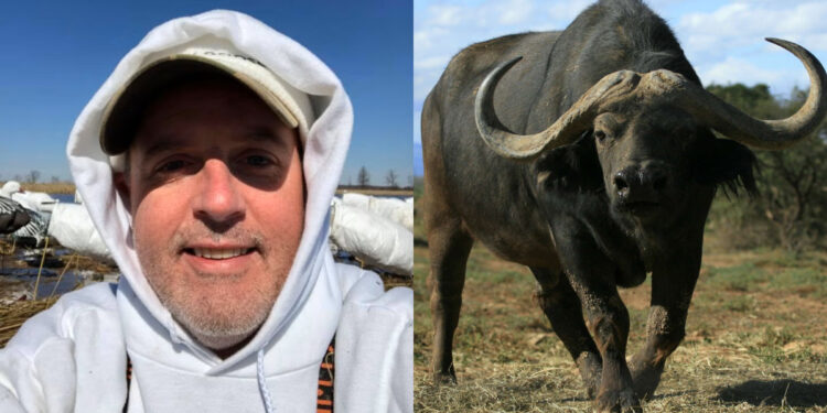 Alldaynews.gr 52χρονος εκατομμυριούχος που είχε θανατώσει δεκάδες άγρια ζώα πλήρωσε 10.000 για να σκοτώσει βούβαλο αλλά δεν πήγε και πολύ καλά