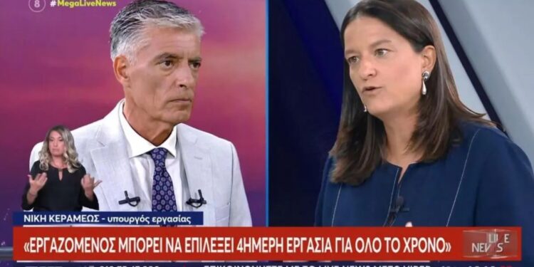 Νίκη Κεραμέως: «Είναι δήθεν το 13ωρο – Έχουμε τη χαμηλότερη ανεργία των τελευταίων 17 ετών»