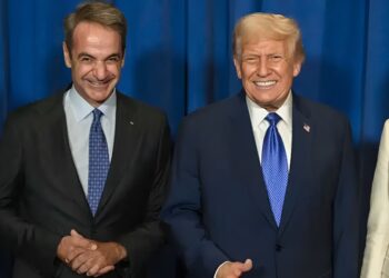 Στη δεξίωση του Ντόναλντ Τραμπ ο Κ. Μητσοτάκης – Η φωτογραφία με την Μαρέβα και το προεδρικό ζεύγος