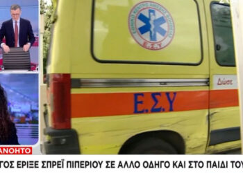 Απίστευτο περιστατικό σε Λεωφόρο: Τσακώθηκε με άλλον οδηγό και εκείνος ψέκασε την 8χρονη κόρη του με σπρέι πιπεριού (video)