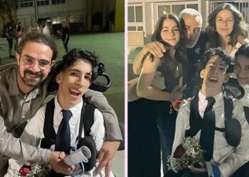 «Δεν έχεις όρια, Νικόλα μου, το απέδειξες»: 17χρονος με εγκεφαλική παράλυση τελείωσε το λύκειο με άριστα!