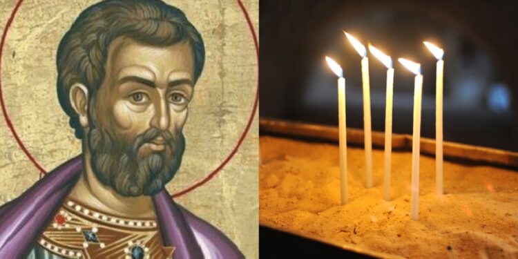 Alldaynews.gr Μεγάλη γιορτή της Ορθοδοξίας σήμερα 16 Οκτωβρίου: Ο Άγιος με το σπάνιο όνομα που προστατεύει τους πιστούς