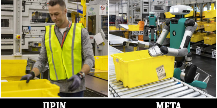 Alldaynews.gr Amazon: Ξεκινά κύμα μαζικών απολύσεων – Αντικατέστησε 14.000 υπαλλήλους με ρομπότ (video)