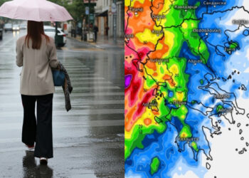 Alldaynews.gr Βροχές και καταιγίδες με 80 τόνους νερό ανά στρέμμα – Ποιες περιοχές θα χτυπήσει η κακοκαιρία
