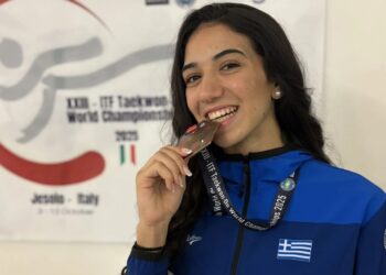 Η Κάλλια Στεφανουδάκη της Σχολής Αστυφυλάκων «σάρωσε» στα μετάλλια στο Παγκόσμιο Πρωτάθλημα Τάε Κβον Ντο στην Ιταλία
