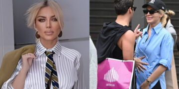 Κατερίνα Καινούργιου: Βόλτα στο κέντρο της Αθήνας άβαφη και με φουσκωμένη κοιλίτσα (ΦΩΤΟ)