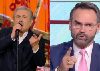 O Μπαλάσκας ζήτησε on air τα ρέστα από τον Λαζόπουλο: «Σε αγαπάω, ήταν άτοπο να με πεις ακροδεξιό»
