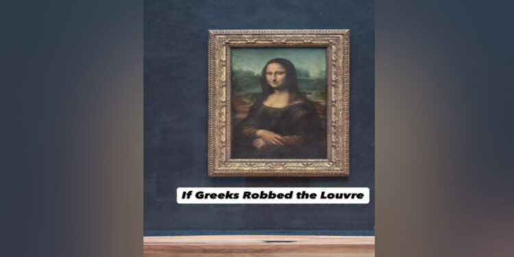 Alldaynews.gr Αν το Λούβρο το έκλεβαν Έλληνες – Επικό βίντεο με την Ελληνίδα μάνα να «πρωταγωνιστεί» στην κλοπή του αιώνα