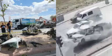 Τρομακτικό Βίντεο: Αυτοκίνητο φτάνει με ιλιγγιώδη ταχύτητα σε κόμβο με κόκκινο φανάρι – Σμπαράλια δύο ΙΧ – Νεκρός ένας οδηγός, χαροπαλεύει ο δεύτερος