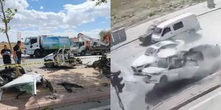 Τρομακτικό Βίντεο: Αυτοκίνητο φτάνει με ιλιγγιώδη ταχύτητα σε κόμβο με κόκκινο φανάρι – Σμπαράλια δύο ΙΧ – Νεκρός ένας οδηγός, χαροπαλεύει ο δεύτερος