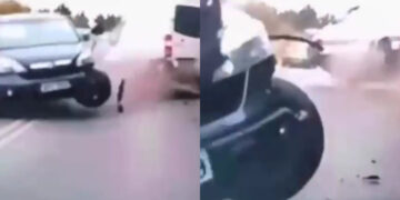 Alldaynews.gr Βίντεο ντοκουμέντο από καραμπόλα 5 αυτοκινήτων – Οδηγός μπήκε στο αντίθετο ρεύμα και καρφώθηκε πάνω σε βανάκι