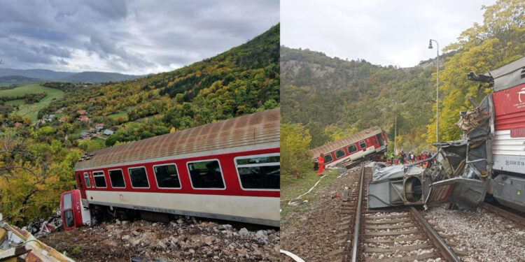 ΝΕΑ ΤΡΑΓΩΔΙΑ: Μετωπική σύγκρουση τρένων – Σοκαριστικές εικόνες από το σημείο του ατυχήματος