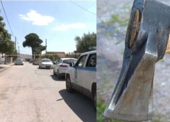 «Μπαμπούλη βοήθεια, θείε μη σκοτώσεις τη μαμά» – Άκουγε στο τηλέφωνο την επίθεση με τσεκούρι στη σύζυγό του (video)