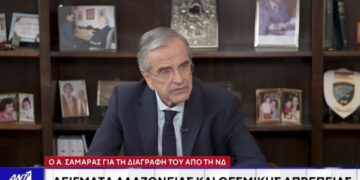 Σαμαράς κατά Μητσοτάκη: «Έχει μετατρέψει τη ΝΔ σε ένα υβρίδιο σημιτικού ΠΑΣΟΚ – Με διέγραψε άρον άρον»