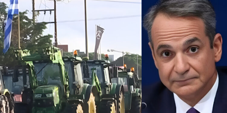 Μπλόκο αγροτών με τρακτέρ στο αεροδρόμιο της Αλεξανδρούπολης ενόψει της επίσκεψης Μητσοτάκη – Ένταση με τα ΜΑΤ